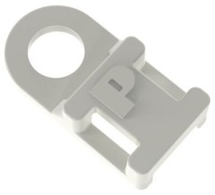 Panduit TA1S10-M, Natural, Nylon 6/6, 4-Way, Screw, Cable Tie Mount, 1000pc