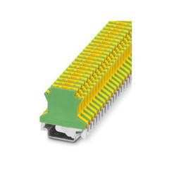 Phoenix 0441025, Green/Yellow, Double Tier 2-Circuit, Terminal Block, 1pc