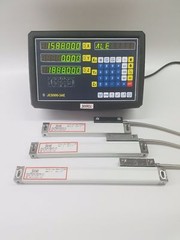 3 AXIS DIGITAL DISPLAY READOUT DRO FOR MILL LATHE MACHINE AND 3 LINEAR SCAL !
