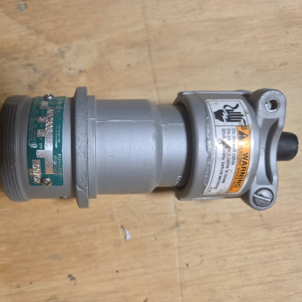 Appleton ARC3034BC Powertite Receptacle Pin & Sleeve Connector 30 Amp 3W 4P