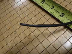 1/8″ HEAT SHRINK TUBING 4 FEET BLACK FREE SHIPPING 3mm