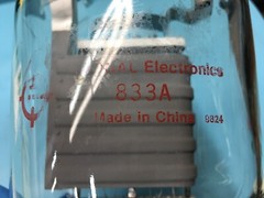 National Electronics 833A POWER TRIODE VACUUM TUBE, 123297