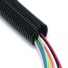 1/8″ 1/4″ 3/8″ Inch (25 FT. EACH) Split Wire Loom Conduit Polyethylene Tubing US