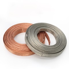 Copper/Tinned Metal Shielding Braided Sleeving Cable Harness 2/4/6/8/12/14/-28mm