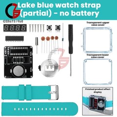 DIY Electronic Kit LED Digital Watch Kit DIY Clock Soldering Project Practice