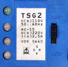 ESGO EAW Motor Protection Device Thermistor TSG2 110V 50-60Hz 220V 2.5A Blue Unused