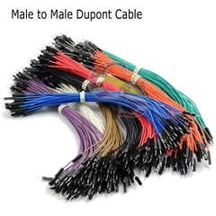 a4 40pcs 20cm Male to Male Dupont Wire Jumper Cable