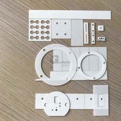 Alumina Ceramic Insulator Sheet High Temperature Resistance Thermal Conduct