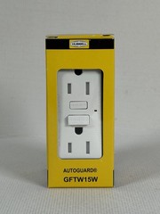 Hubbell GFTW15W Bryant Electric Gfci Receptacle