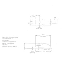 Single and Dual Leaf Spring Battery Contact