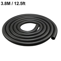 3.8 M 20×25 mm PP Flexible Corrugated Conduit Tube for Garden,Office Black
