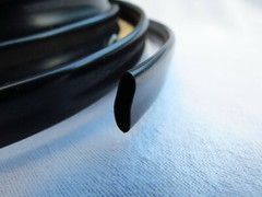 PVC Insulating Tubing 12.7mm 1/2 inch, 100 feet, SPC Technology PVI-032-1100-BLK