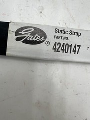 (QTY 2) Gates Black Rubber Anti-Static Strap for Scissor Lift 4240147 13″