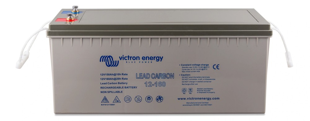 Victron Energy 12V 160Ah Lead Carbon Battery – Deep Cycle – New – Free Shipping