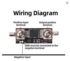 9-80V 50A High Current Ideal Diode Module Solar Anti-Reverse Charging
