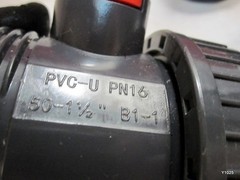 lot of PVC-U PN16 50-1 1/2 B1-1 and B1-2