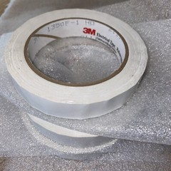 3M 1350F-1 WHITE Electrical Tape, 3/4″x 72yds, Flame Retardant THREE ROLLS