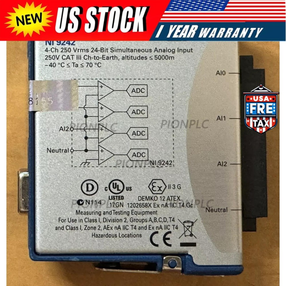 NEW National Instruments NI 9242 NI-9242 FAST SHIPPING
