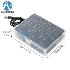 DC5V DIY Clock Kits Electronic Soldering Practice Kit For Learning USB Interface