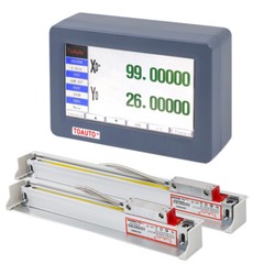 TOAUTO 2/3 Axis 7” LCD Digital Readout +Linear Scales Kit for Bridgeport Mill