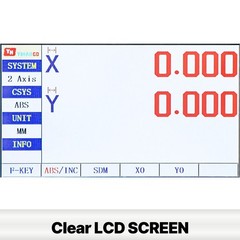 2/3 Axis Digital Readout Linear Scale DRO Display 5um for Bridgeport Mill Lathe