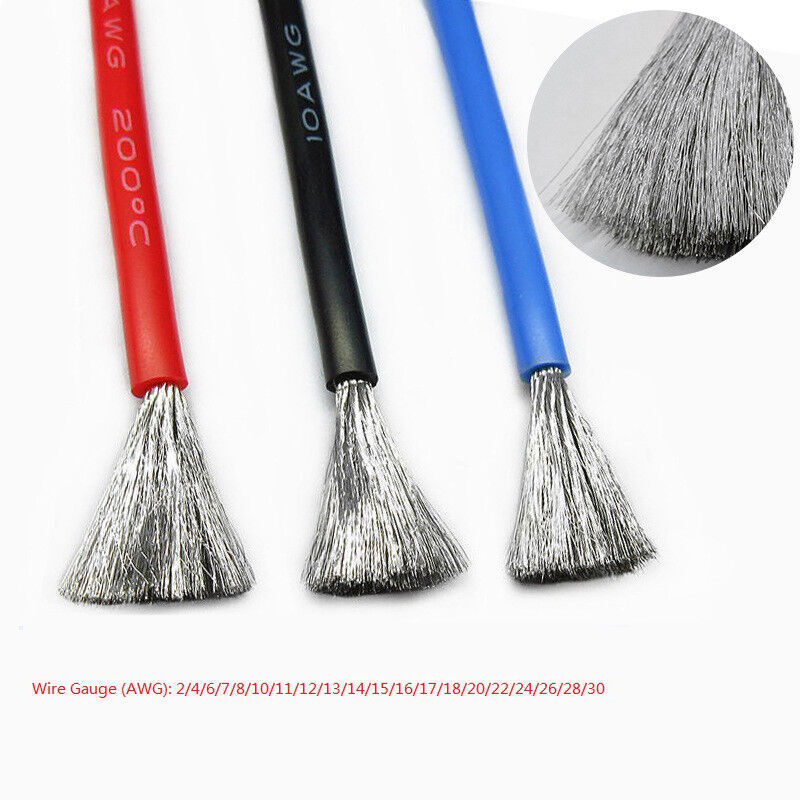 2~30AWG Flexible UL-0.08mm Silicone Rubber Wire Cable – All Colours and Sizes