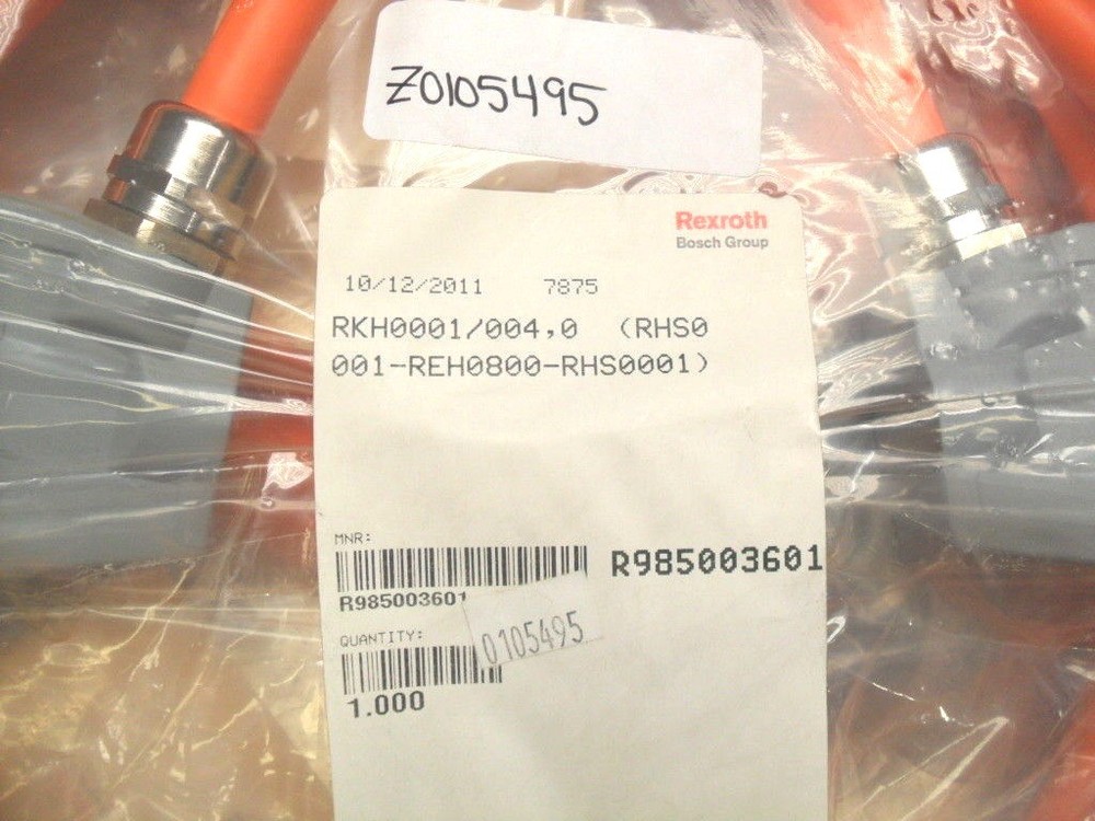 RexRoth / INDRAMAT RKH0001/004 Hybrid Cable Length 4.00 Meters R985003601 NEW