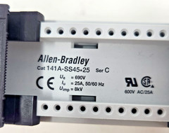 Allen-Bradley Iso Busbar Adapter with Wires, 25 Amps, Part# 141A-SS45RR25