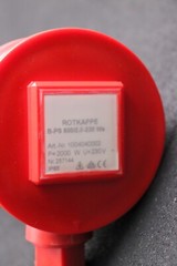 Mazurczak bathroom heater red cap B-PS 800/2.0-230Ws item no. 1004040002 2000W 230VAC