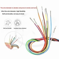 PTFE Cable Wire 26 28 30 32 34 36 38 40AWG Flexible Tinned Copper Cable UL10064