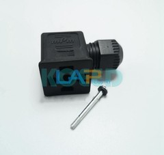 1X junction box solenoid valve bellows plug C18309N22 21D MPM B-12 DIN43650A