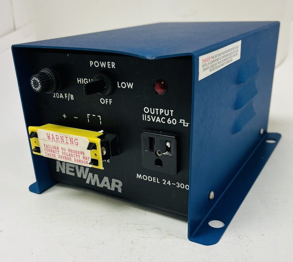 NEWMAR MODEL NO. 24-300 POWER INVERTER 20A F/B 115VAC 60Hz OUTPUT !BRAND NEW!