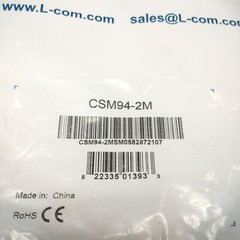 L-Com CSM94-2M Firewire Cable, IEEE-1394 Type 1, 400Mbps, 2m Long