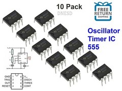 10 pcs NE555P NE555 DIP-8 High Precision Oscillator Timer IC 555