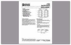 ADG201AKN Analog Devices Analogue Switch ICs 60 Ohm Quad SPS DIP-16 1PC