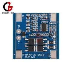 3S 12V 18650 Li-ion Battery Protection Board with Balance & Temperature Control