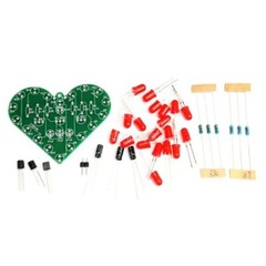 DIY Electronic LED Heart Soldering Project Teaching Learning Gift Seller