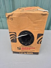 New in Box Superior Essex 51-240-45 Category 5e Riser Cable 4X24 720ft