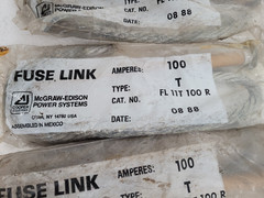Lot of 5 – FL11T100R McGraw-Edison 100A Type T Fuse Link – Next Day Option – New