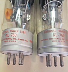 NATIONAL ELECTRONICS NL-760 POWER TUBE (NEW NO ORIGINAL BOXES)