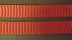 5/8″ x 500′ 1800# tensile polyester pull tape, mule tape, webbing, Orange, USA