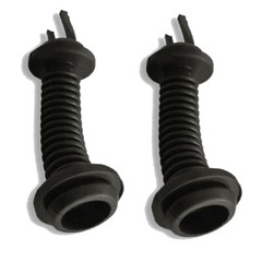 2 Pack 30*30mm Car Harness Wiring Door Tube Rubber Sleeve Dust-proof Tubes USA