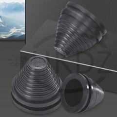 Black Rubber Tapered Wiring Grommets Gaskets Cable Firewall Plug Bung Ø10- 130mm