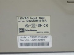 Cutler-Hammer D320DIM1615A 115VAC Input 16PT Module 30 Days Warranty