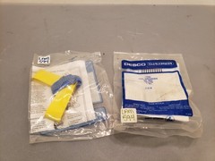 Desco 17250 ESD Adjustable Foot Heel Grounder Strap, 1 Pack, Yellow, No Resistor