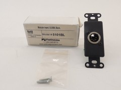 Pathway 5101BL Male 5 Pin XLR Modular Insert w/ Terminals XLR5M Black – NEW S…