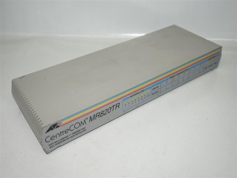 Allied Telesyn AT-MR820TR ATMR820TR Multiport Micro Hub/Repeater Hub 8 Ports NG