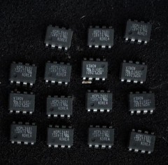 3X Texas Instruments HCPL2601 Single Channel Optocoupler 10Mbps 50mA 8-PDIP, HP