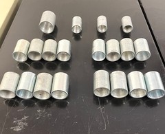 “LOT OF 20” (3/4” / 1” / 1-1/4”) – Straight – Conduit Coupling – NPT Threaded