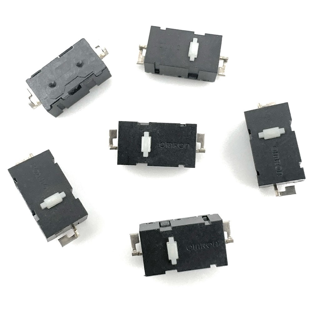 US Stock Omron D2LS-11 White Dot Micro Switch (6 Pieces)